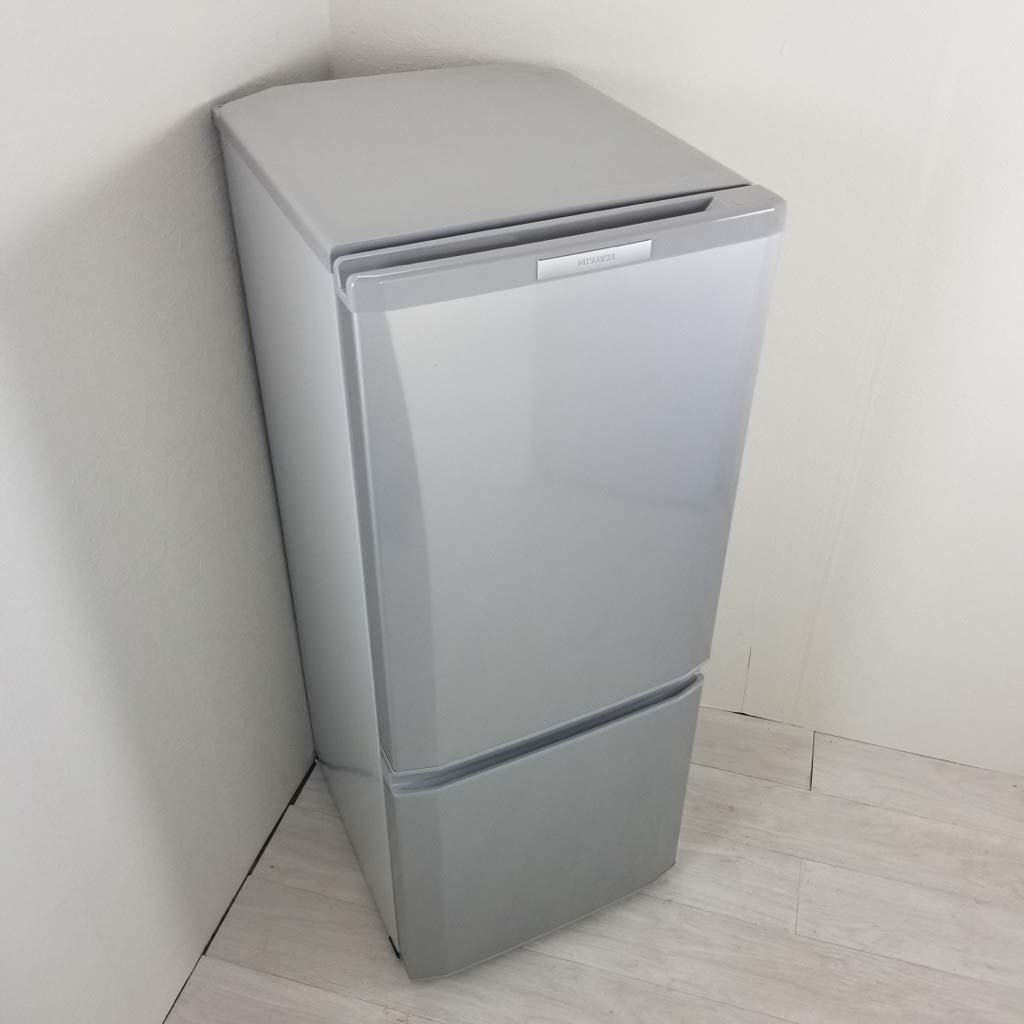 Amazon.co.jp: 三菱 146L 2ドア冷蔵庫(ピュアシルバー)MITSUBISHI MR